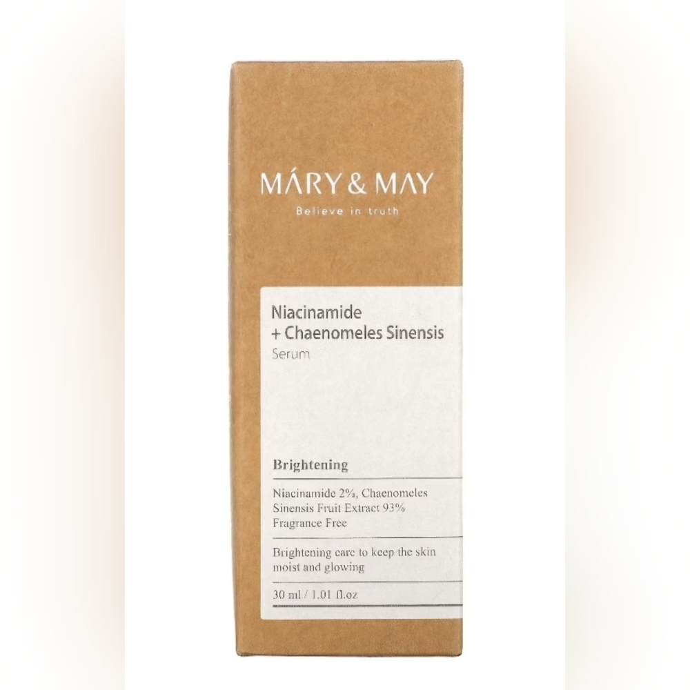 Mary + May Niacinamide + Chaenomeles Sinensis Brightening Serum - Brown/White